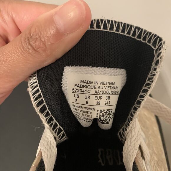 Shimmery Gold Leopard Print Chuck Taylor Converse Low Rise Size 8 - Picture 7 of 7